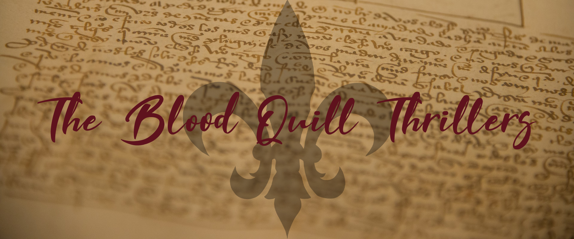 The Blood Quill Thrillers Banner